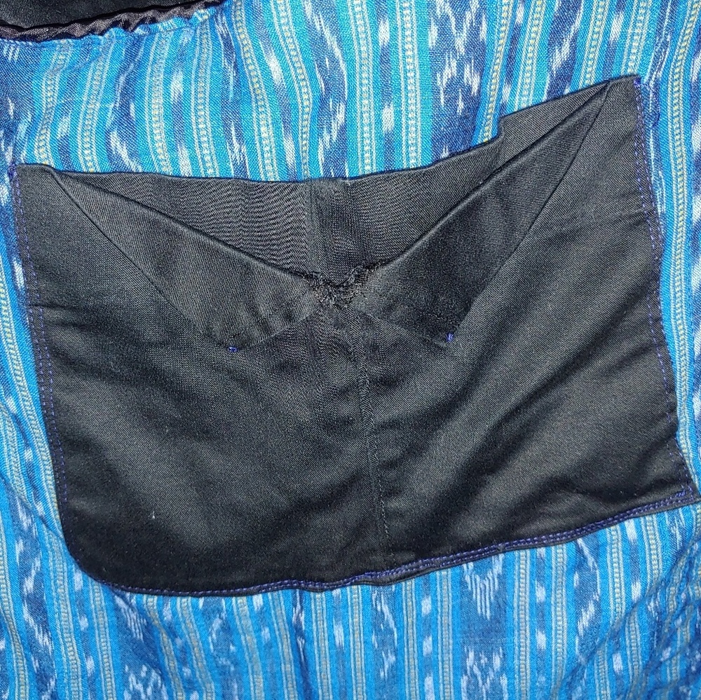 Ooak upcycled purse from dress slacks